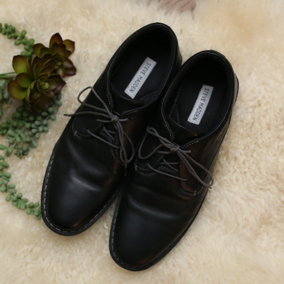 Steve Madden Other - Steve Madden Harpoon Men's Black Oxfords 10